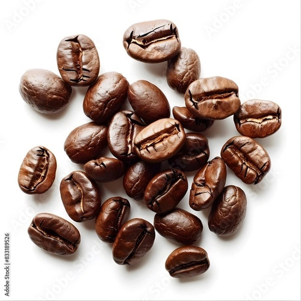 Obraz coffee bean isolated on white background	