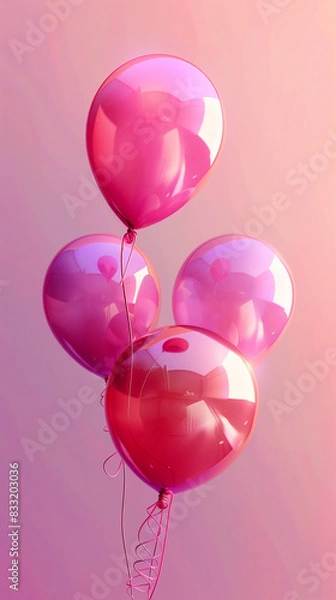 Obraz balloons in a glass