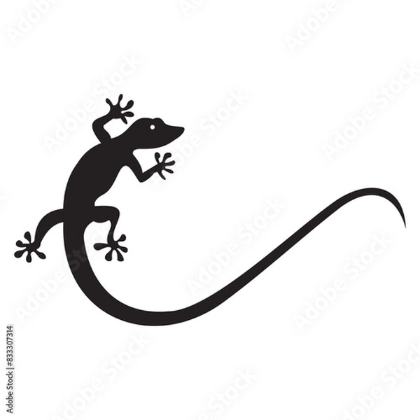 Obraz Lizard logo vector template illustration symbol