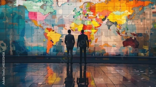 Fototapeta Discuss the significance of cultural sensitivity in negotiating business deals during international travel.