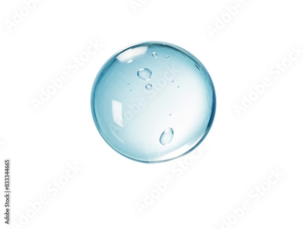 Fototapeta a clear bubble with bubbles