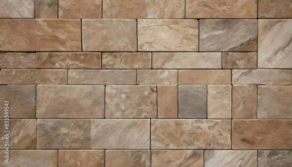 Fototapeta ブラウンのタイルパターン 模様 brown tile pattern back ground image