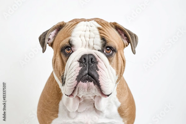 Obraz Close up portrait of a Bulldog