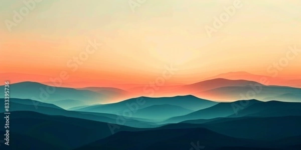 Fototapeta Minimalistic and simple wallpaper