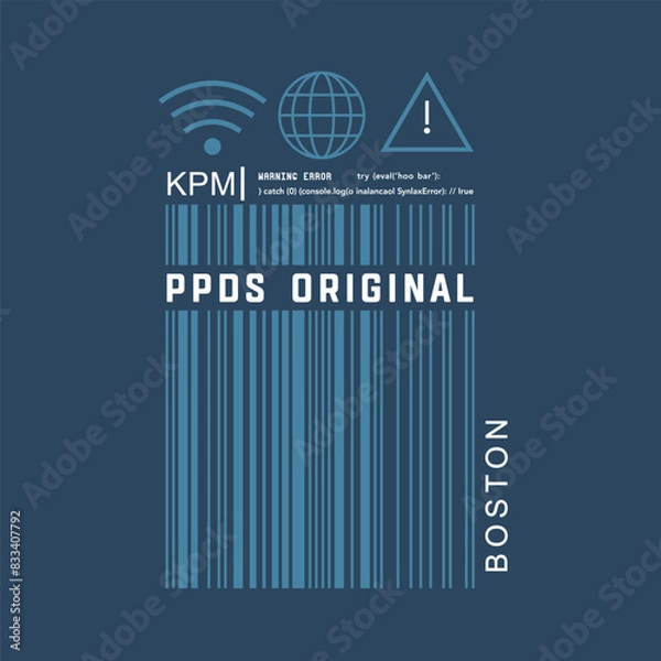 Obraz KPM PPDS ORIGINAL - Modern and Stylish Typography Design, Graphic Vector Design, Fashion Illustration, 