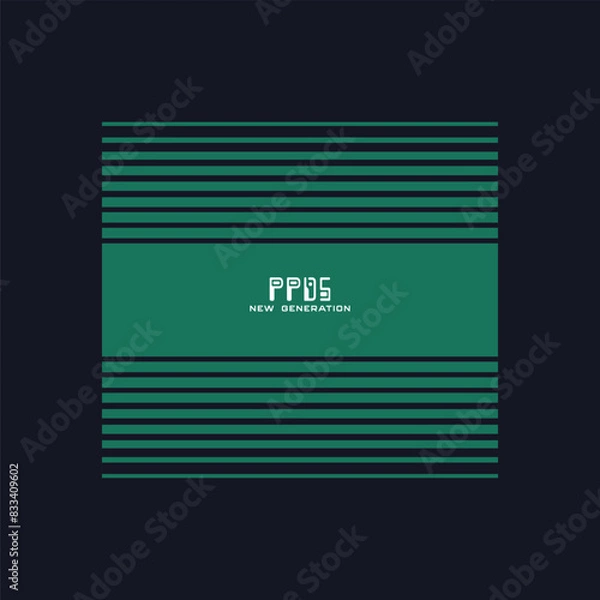 Obraz PPDS NEW GENERATION -Modern and Stylish Typography Design, Graphic Vector Design, Fashion Illustration, 