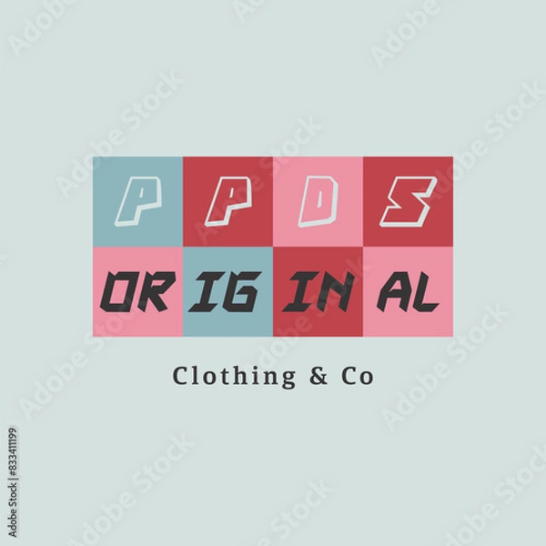 Obraz PPDS ORIGINAL- Modern and Stylish Typography Design, Graphic Vector Design, Fashion Illustration, 
