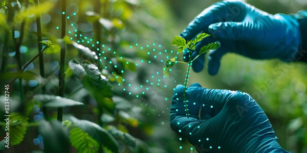 Fototapeta Advancing Health and Agriculture: The Promise of Biotechnology
Sustainable Solutions: Harnessing Biotechnology in Medicine and Farming