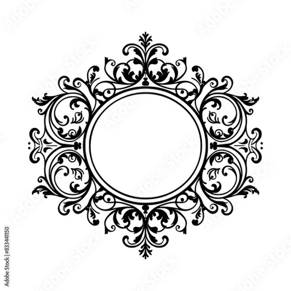 Fototapeta Unique Vector Shape of Ornamental Motifs