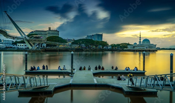 Fototapeta view of the port
