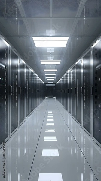 Fototapeta the server room in the data center