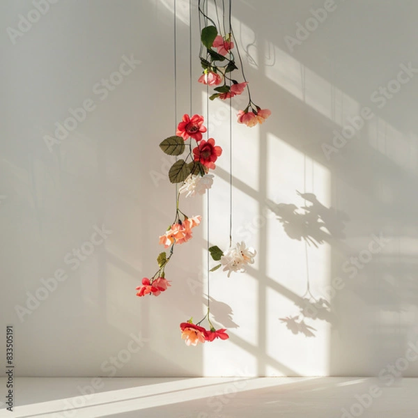 Fototapeta Charming Floating Artificial Flower