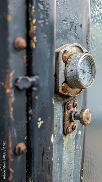 Fototapeta old door handle