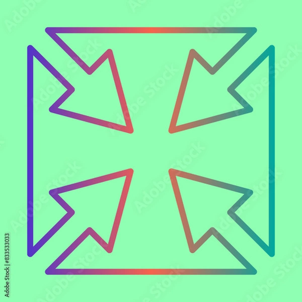 Fototapeta Minimize icon Design