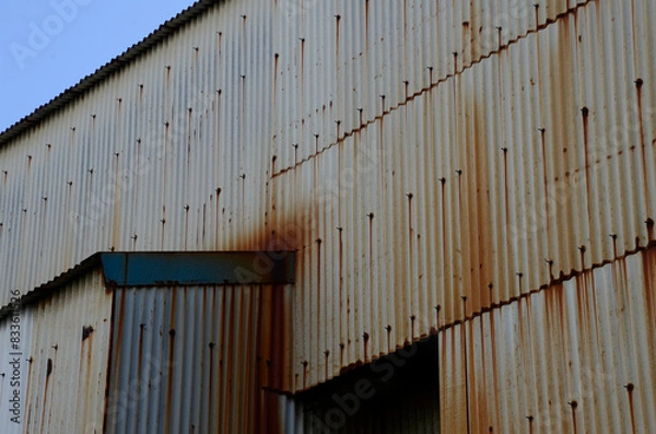 Fototapeta トタンの壁