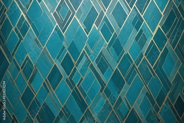 Fototapeta blue glass wall