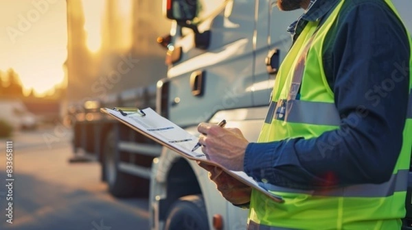 Obraz The logistics worker's checklist