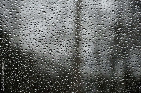 Obraz Rain drops on glass