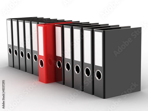 Fototapeta Office files