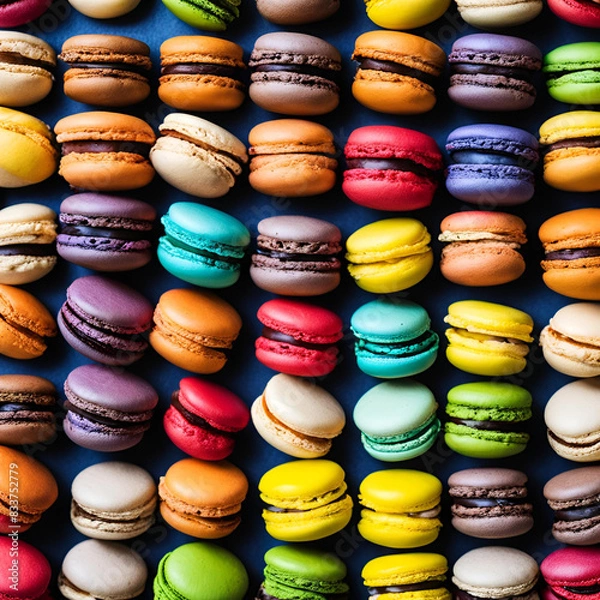 Obraz macarons post instagram carré square post