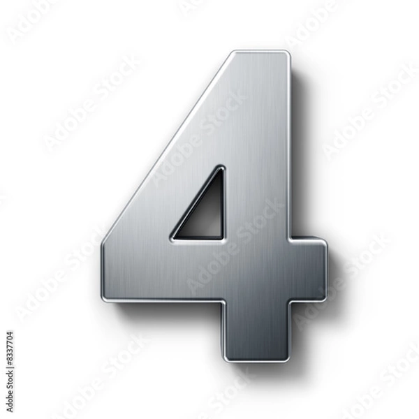 Obraz The number 4