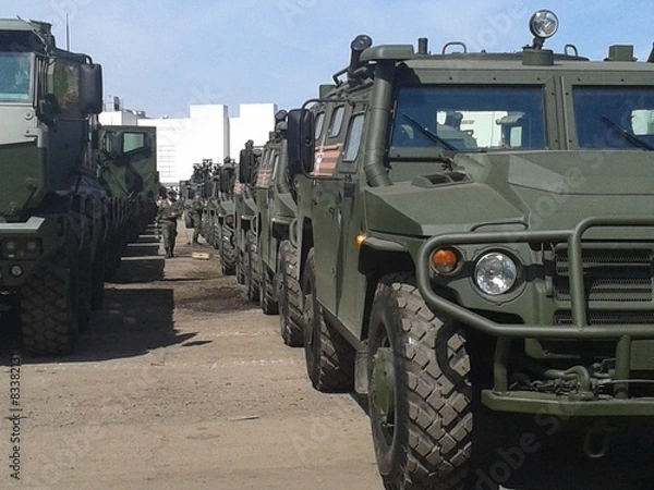 Obraz Military convoy