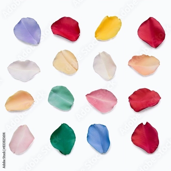 Obraz red rose petals