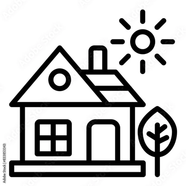 Fototapeta Vector Design House Icon Style
