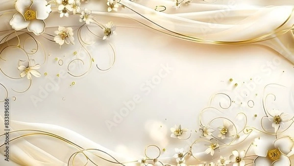 Fototapeta wedding pattern for lovely couple