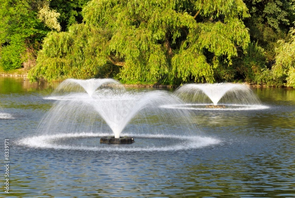 Fototapeta Fountains in the park