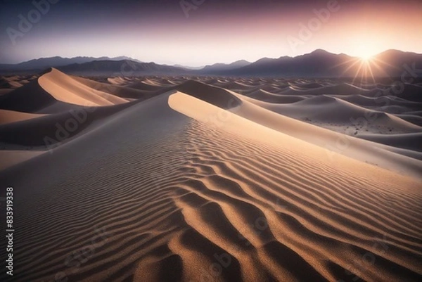 Fototapeta desert sand dunes