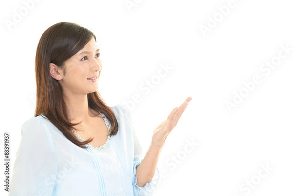 Fototapeta 微笑む女性