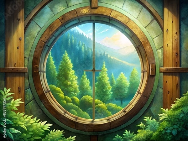 Obraz view from the window