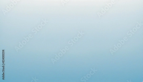 Fototapeta Pastel blue gradient background with smooth grainy texture effect and ample copy space
