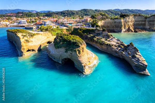 Obraz Der Canal d'Amour in dem Ort Sidari auf Korfu