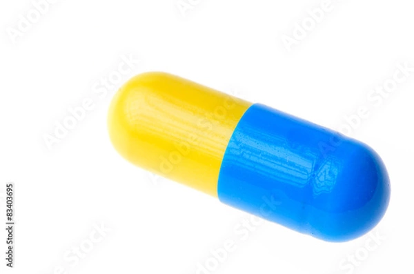 Fototapeta Pill isolated on background