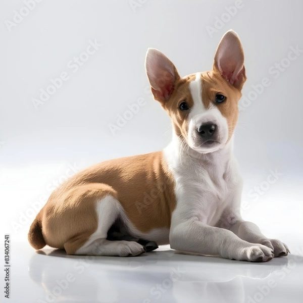 Fototapeta sitting basenji