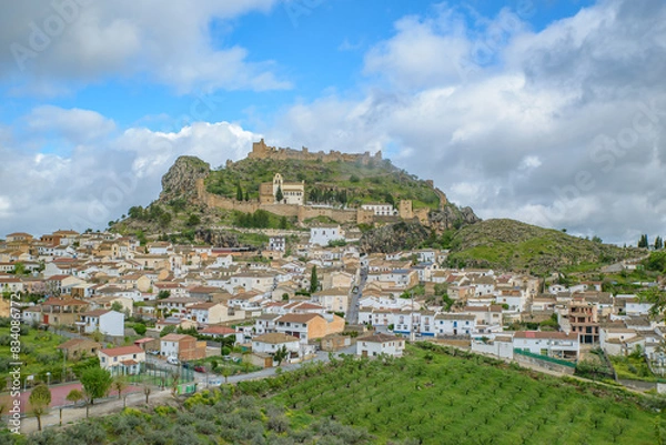 Obraz Castle above the village.