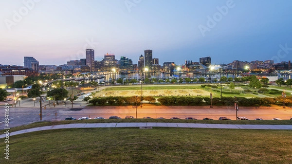 Obraz Baltimore Skyline
