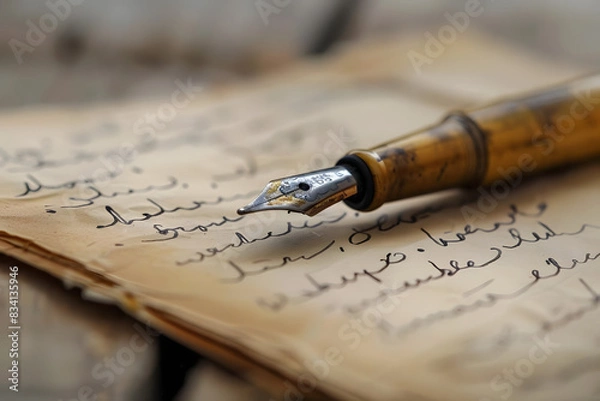 Obraz world poetry day with poetry readings and writing workshops. generative ai