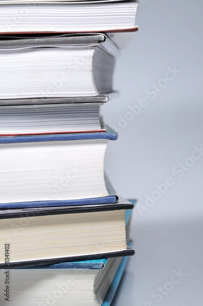 Obraz stack of hardcover books