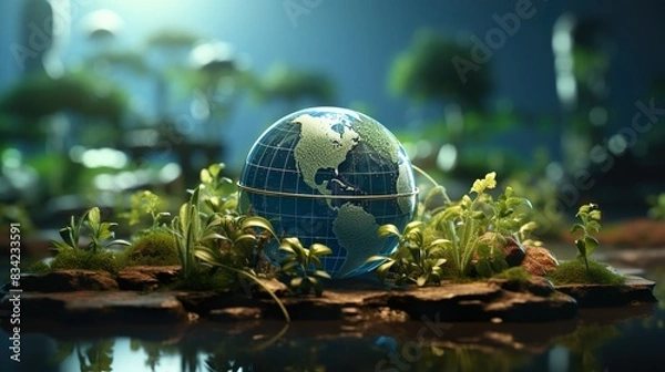 Fototapeta Nature's Sphere: Exploring Ecology and Environmental Conservation