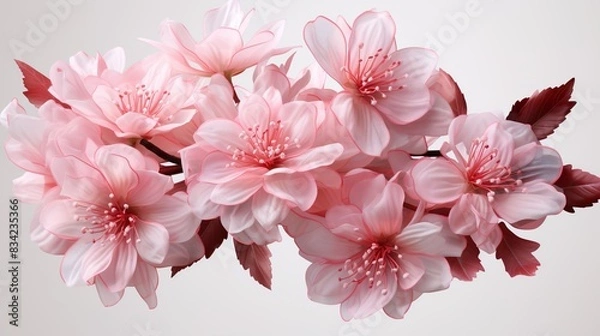 Obraz Cherry Blossom Spectacle: Capturing Nature's Delicate Petals in Spring