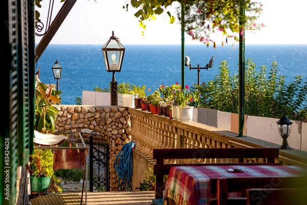 Obraz Caffe w bałkańskim stylu