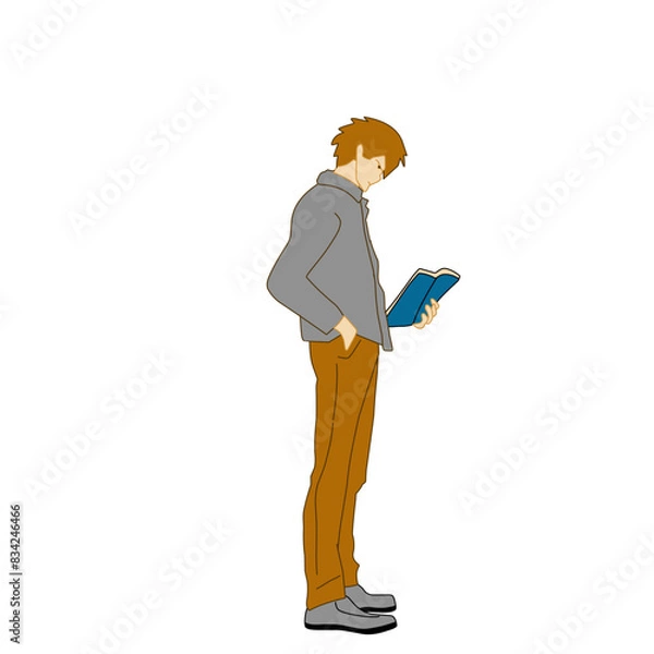 Fototapeta businessman with a briefcase