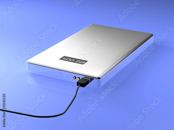 Obraz Externe Festplatte (3D)