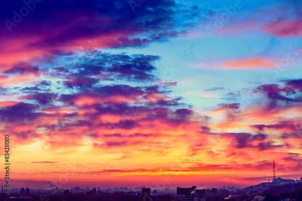 Fototapeta Orange sunset 