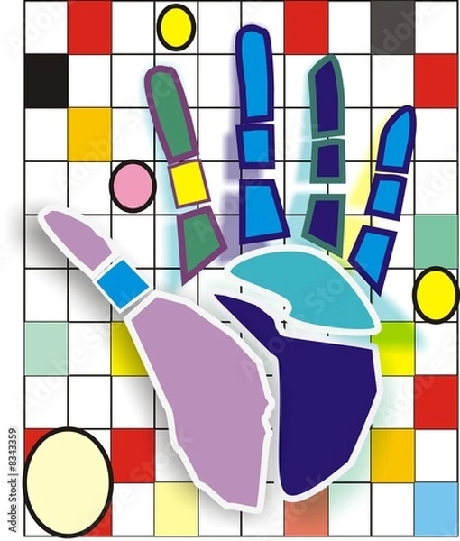 Obraz main d'artiste