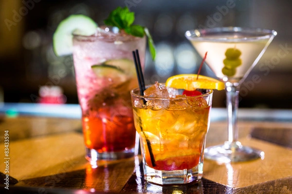 Obraz Koktajle