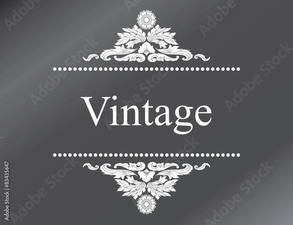 Obraz Vector Ornamental Frame. Easy to edit. Perfect for invitations o